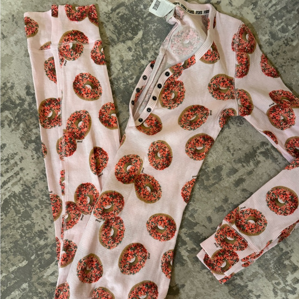 Pink donut Onsie size small